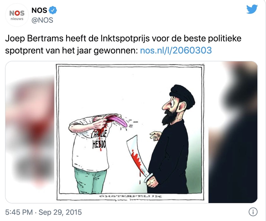 Geenstijl Mohammed Cartoon Hangt Al 5 Jaar Bij De Nos