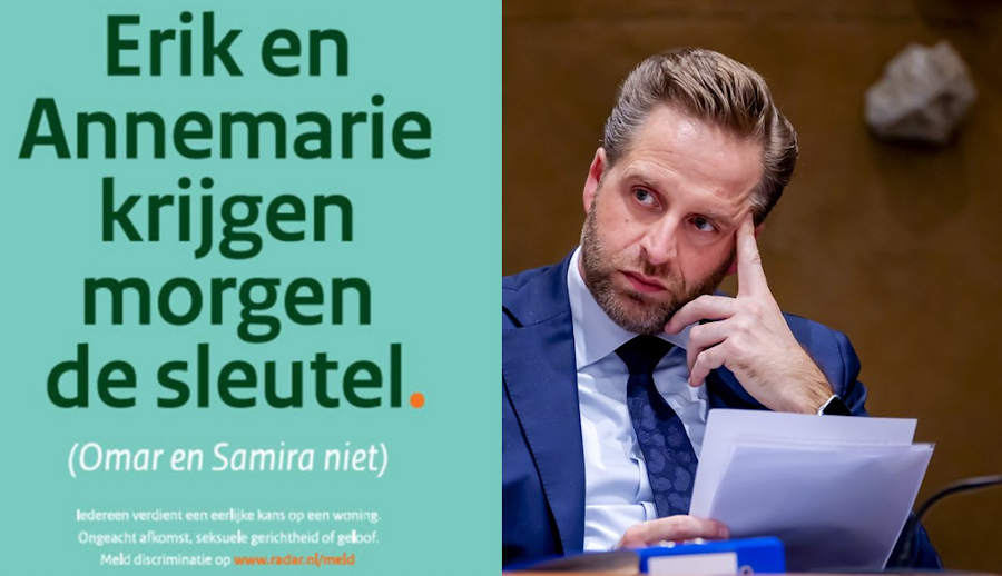 Woo.  Hugo de Jonge approved poster Omar and Samira, alderman wanted to ‘rather connect’