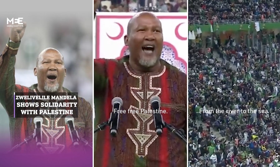 Morocco FURIOUS over grandson Mandela’s ‘Free Palestine’ speech as African Nations kick off