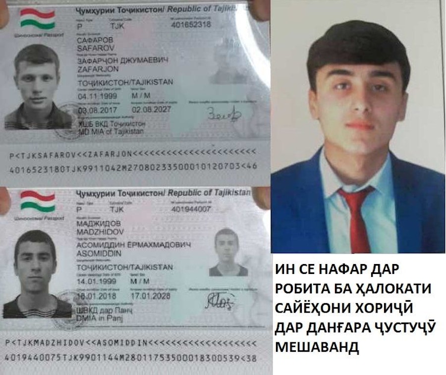 Паспорт таджикистана нового образца фото