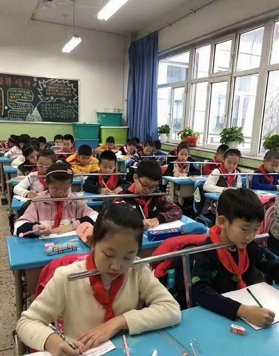Школьные парты в китае