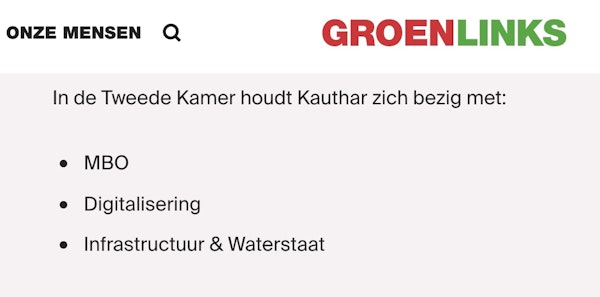 Hoe dan ook Beschrijvend Groet GeenStijl: Kauthar Thunberg binnengehaald voor "klimaat". Krijgt "mbo,  digitalisering en wegenbouw"
