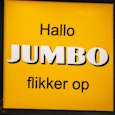 uithangbord van een jumbo winkel uithangbord van een jumbo winkel