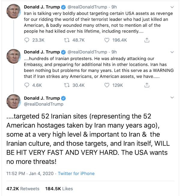 Geenstijl: Dronald Trump Vuurt Nieuw Salvo Op Iran